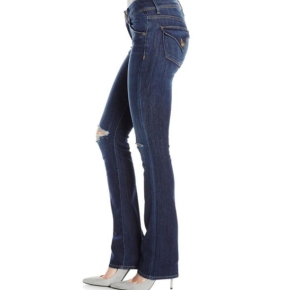 Hudson distressed Beth tall girl Jeans Size 31 - Picture 2 of 9